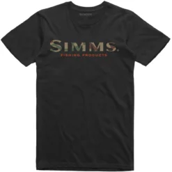 Men's Simms Logo T-Shirt -Pranas Clothing Store 12803 001 Simms Logo Tee Black s21