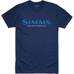Men's Simms Logo T-Shirt -Pranas Clothing Store 12803 195 P 1 Ms Simms Logo Tee Dark Moon Heather Front 1