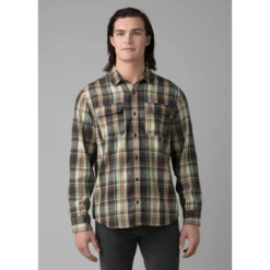 Prana Men's Westbrook Flannel Shirt -Pranas Clothing Store 1964401 SOFTPINE
