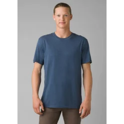 Men's PrAna Crew T-Shirt -Pranas Clothing Store 1971461 DENIMHEATHER