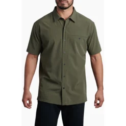 KUHL Men's Renegade Shirt -Pranas Clothing Store 3069 Renegade Shirt Olive Front