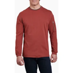 KUHL Men's Kommando Crew 5 KUHL Men's Kommando Crew -Pranas Clothing Store 694 komando sundried tomato fron t pdp photo 16dc2804 e860 40f7 93c0 f5df8d1b37c1