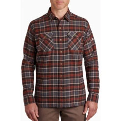 KUHL Men's Dillingr Flannel Shirt -Pranas Clothing Store 7186 dillingr flannel ls redwood front pdp photo b04de18b 371d 4b5d b8e2 268d931cf2d1