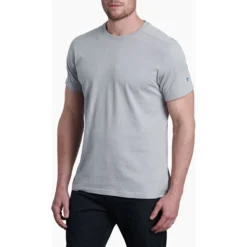 KUHL Men's Bravado -Pranas Clothing Store 7200 Bravado SS Cloud Gray Front