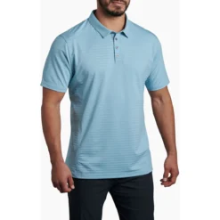 Men's AirKuhl Polo -Pranas Clothing Store 7344 AirKuhl Polo Sea Breeze Front