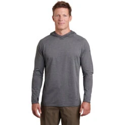 Men's AirKuhl Hoody -Pranas Clothing Store 7345 ms airkuhl hoody carbon front