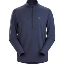 Arcteryx Men's Cormac Zip Neck Long Sleeve Shirt -Pranas Clothing Store Cormac Zip Neck Shirt LS Black Sapphire