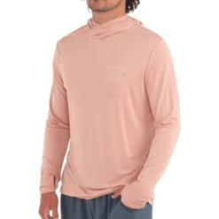 Men's Bamboo Lightweight Hoodie -Pranas Clothing Store LWH 113 P 1
