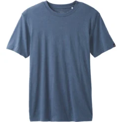 Men's PrAna Crew T-Shirt -Pranas Clothing Store M1CREW114 DENIMHEATHER ALT 9