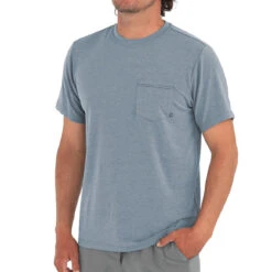 Men's Bamboo Flex Pocket Tee -Pranas Clothing Store MFT 112 P 1