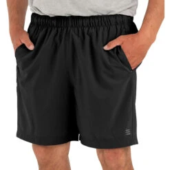 Men's Breeze Short - 6" -Pranas Clothing Store M BreezeShorts 6in Black 1