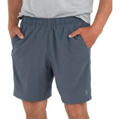 Men's Breeze Short - 6" -Pranas Clothing Store M BreezeShorts 6in BlueDusk II 1