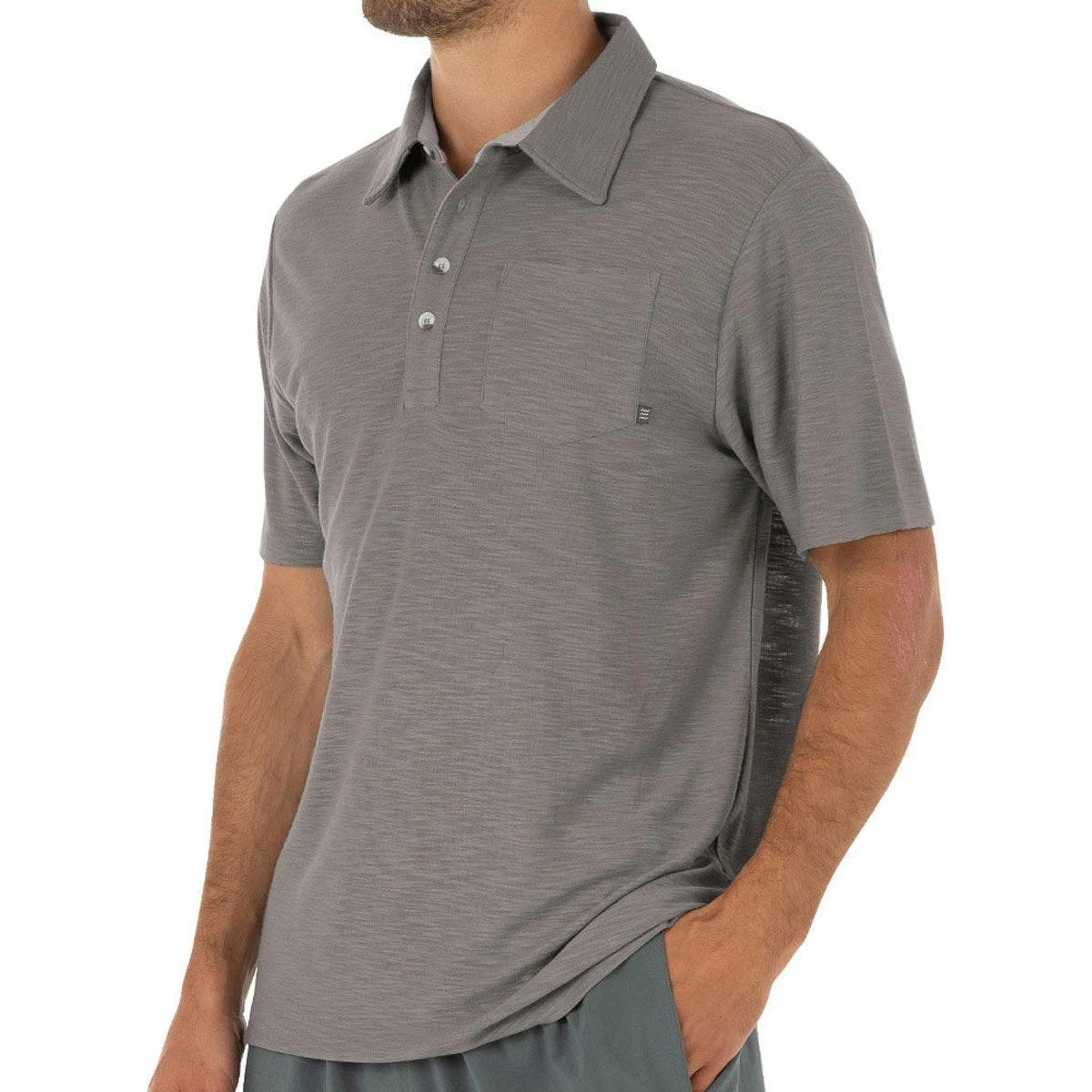 Men's Bamboo Slub Polo 2 Men's Bamboo Slub Polo - Image 2