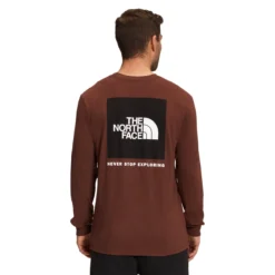 The North Face Men's Long-Sleeve Box NSE Tee -Pranas Clothing Store NF0A4762 8C3 hero 1