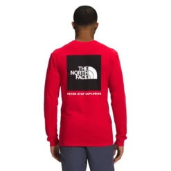 The North Face Men's Long-Sleeve Box NSE Tee -Pranas Clothing Store NF0A4762 KZ3 hero 1