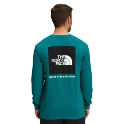 The North Face Men's Long-Sleeve Box NSE Tee -Pranas Clothing Store NF0A4762 XRX hero 1
