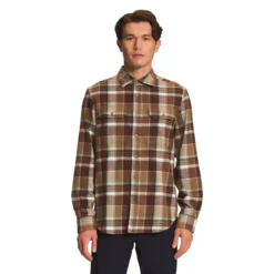 The North Face Men's Arroyo Flannel Shirt -Pranas Clothing Store NF0A4QPJ 99R hero