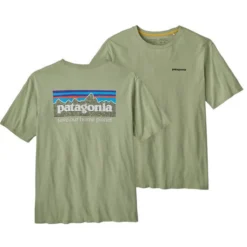 Patagonia Men's P-6 Mission Organic T-Shirt -Pranas Clothing Store POS WBS23 37529 SLVG 1