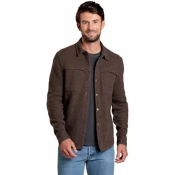 Men's Kennicott Shirt Jacket -Pranas Clothing Store T2621706 Falcon Brown 1