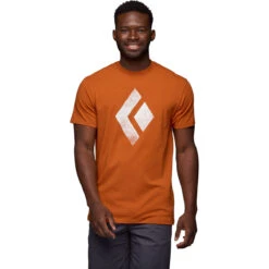Black Diamond Men's Chalked Up Tee -Pranas Clothing Store UO95 6041 M CHALKED UP TEE DESERT CLAY 01