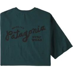 Patagonia Men's Quality Surf Pocket Responsibili-Tee -Pranas Clothing Store WBF21 37442 DBGR 1