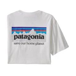 Patagonia Men's P-6 Mission Organic T-Shirt -Pranas Clothing Store WBF21 37529 WHI