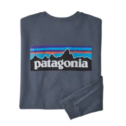 Patagonia Men's Long-Sleeved P-6 Logo Responsibili-Tee -Pranas Clothing Store WBF21 38518 PLGY