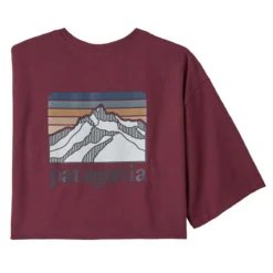 Patagonia Men's Line Logo Ridge Pocket Responsibili-Tee -Pranas Clothing Store WBF22 38511 SEQR 1
