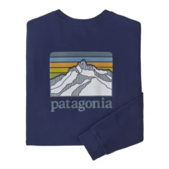 Patagonia Men's Long-Sleeved Line Logo Ridge Responsibili-Tee 7 Patagonia Men's Long-Sleeved Line Logo Ridge Responsibili-Tee -Pranas Clothing Store WBF22 38517 SNDB