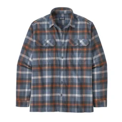 Patagonia Men's Long-Sleeved Organic Cotton Midweight Fjord Flannel Shirt