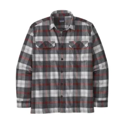Patagonia Men's Long-Sleeved Organic Cotton Midweight Fjord Flannel Shirt -Pranas Clothing Store WBF22 42400 FORI