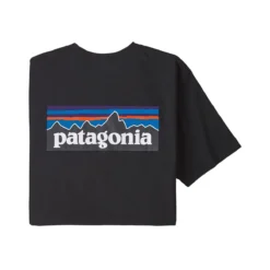 Patagonia Men's P-6 Logo Responsibili-Tee -Pranas Clothing Store WBS20 38504 BLK