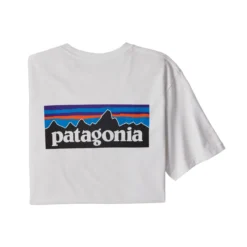Patagonia Men's P-6 Logo Responsibili-Tee -Pranas Clothing Store WBS20 38504 WHI