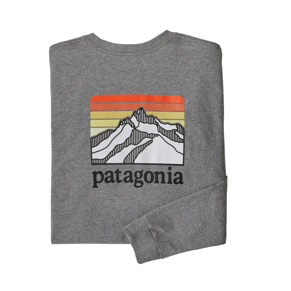 Patagonia Men's Long-Sleeved Line Logo Ridge Responsibili-Tee 1 Patagonia Men's Long-Sleeved Line Logo Ridge Responsibili-Tee