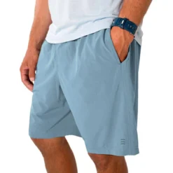 Men's Breeze Short - 8" -Pranas Clothing Store m breezeshorts BlueFog 1