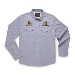 Men's Gaucho Snapshirt -Pranas Clothing Store ocean